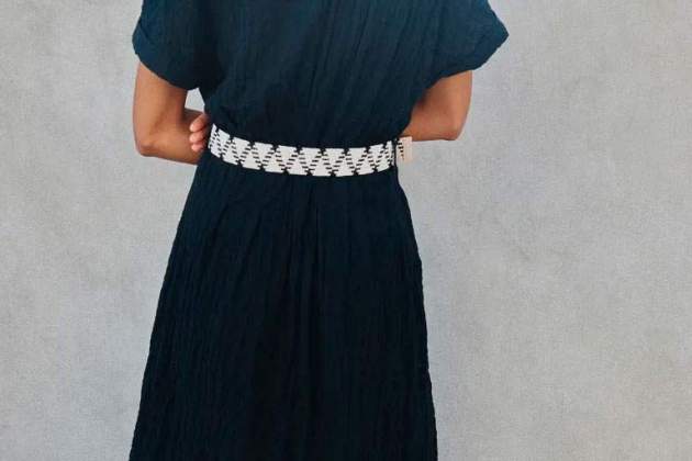 Vestido camisero con cinturón Vestido camisero con cinturón