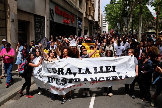 manifestació antiracista- acn