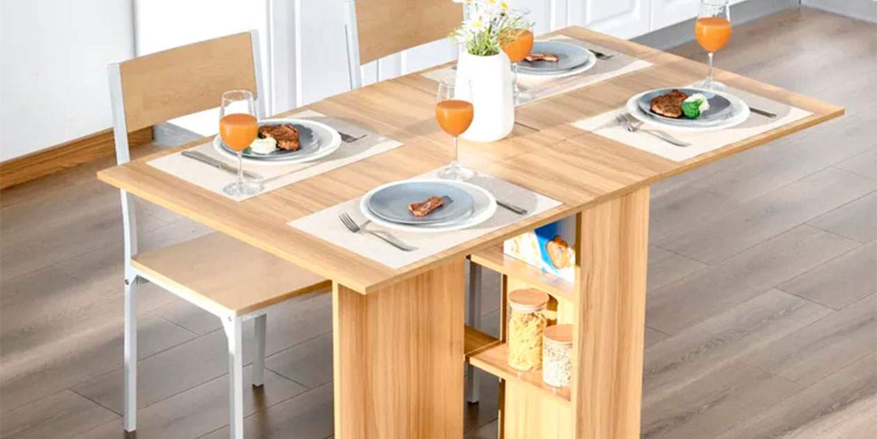 Leroy Merlin tiene una mesa plegable hasta prácticamente desaparecer