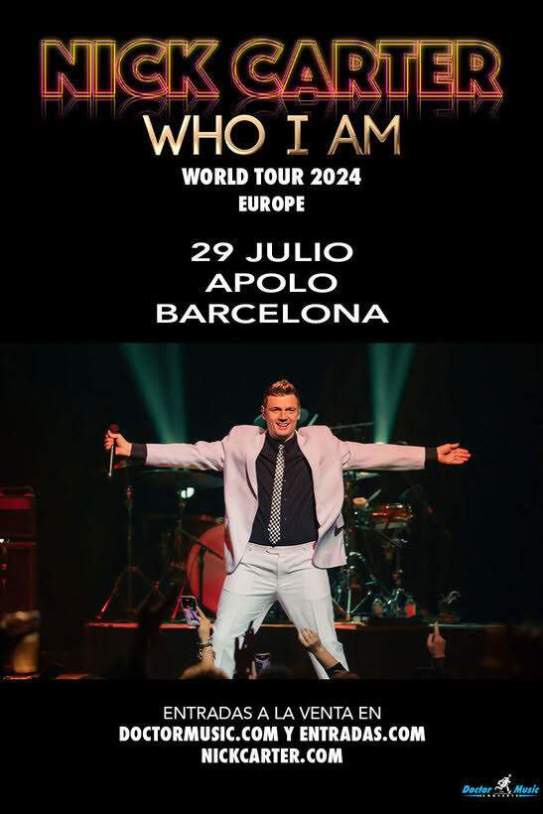 EuropaPress 5835903 cartel concierto nick carter barcelona EuropaPress 5835903 cartel concierto nick carter barcelona