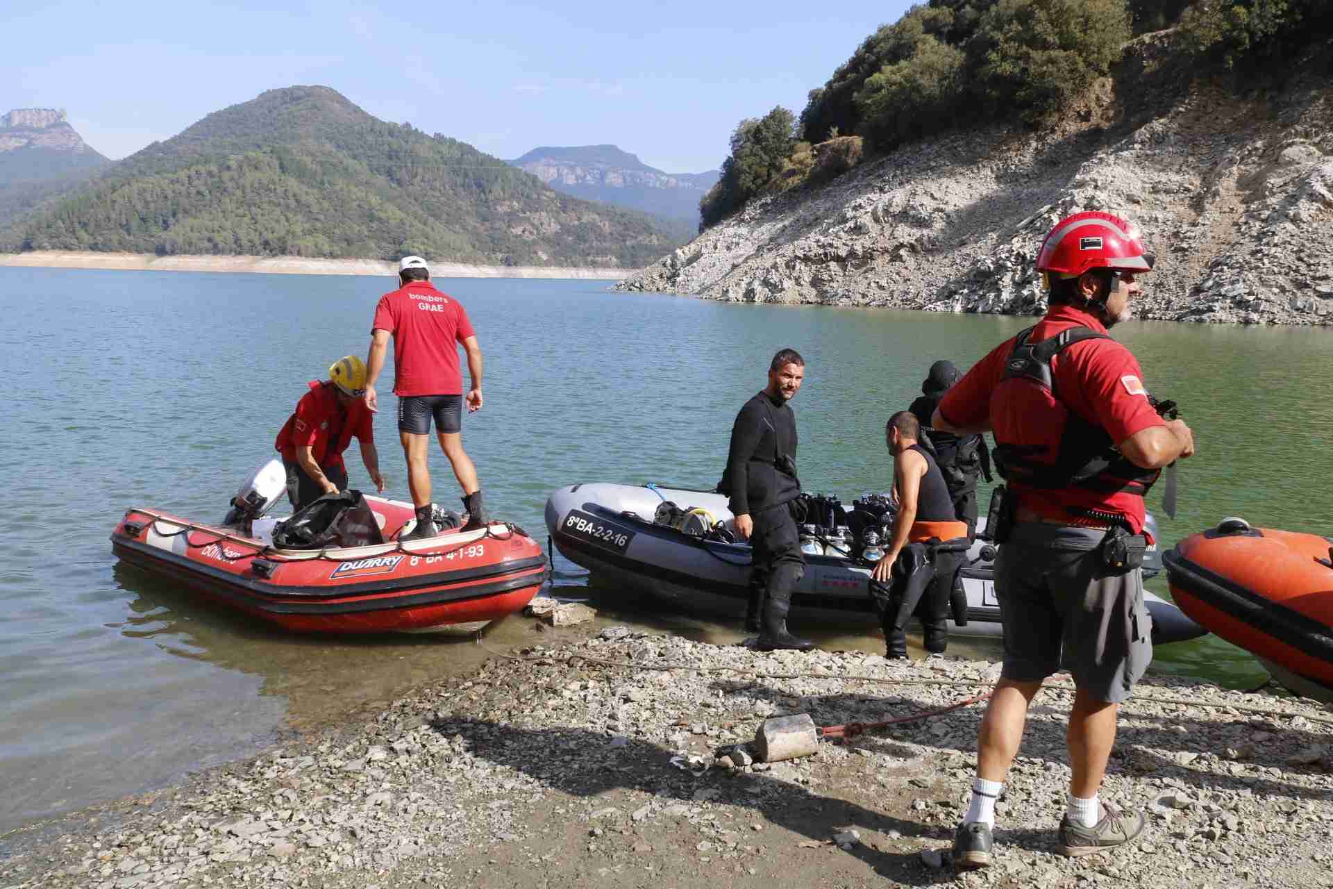 Emergencias encontró el kayak en el pantano de Susqueda de la pareja desaparecida