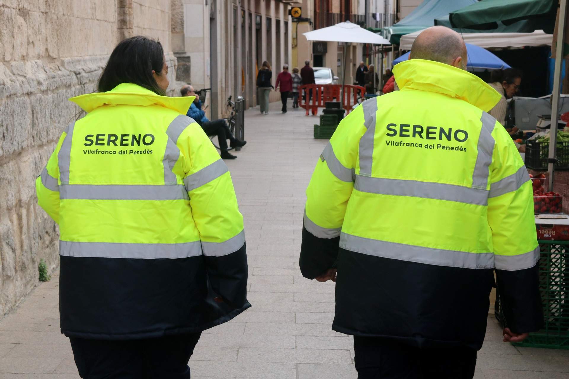 El servicio de serenos vuelve a Vilafranca del Penedès para combatir el incivismo nocturno