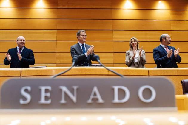 PP al Senat Feijóo Rollán Europa Press PP al Senat Feijóo Rollán Europa Press
