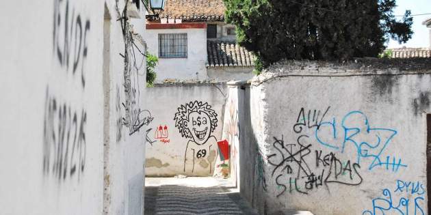 Granada Albayzin Graffiti CL 2009 911 Granada Albayzin Graffiti CL 2009 911