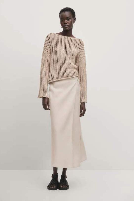 Falda midi pareo Falda midi pareo