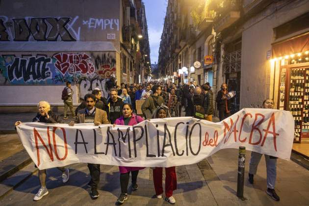 Protesta veïnal ampliació MACBA / Foto: Carlos Baglietto