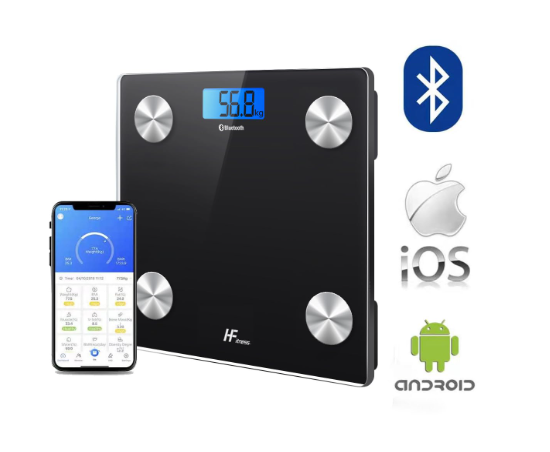 Esta báscula digital inteligente con bluetooth compatible con iOS y Android en oferta arrasa en Amazon