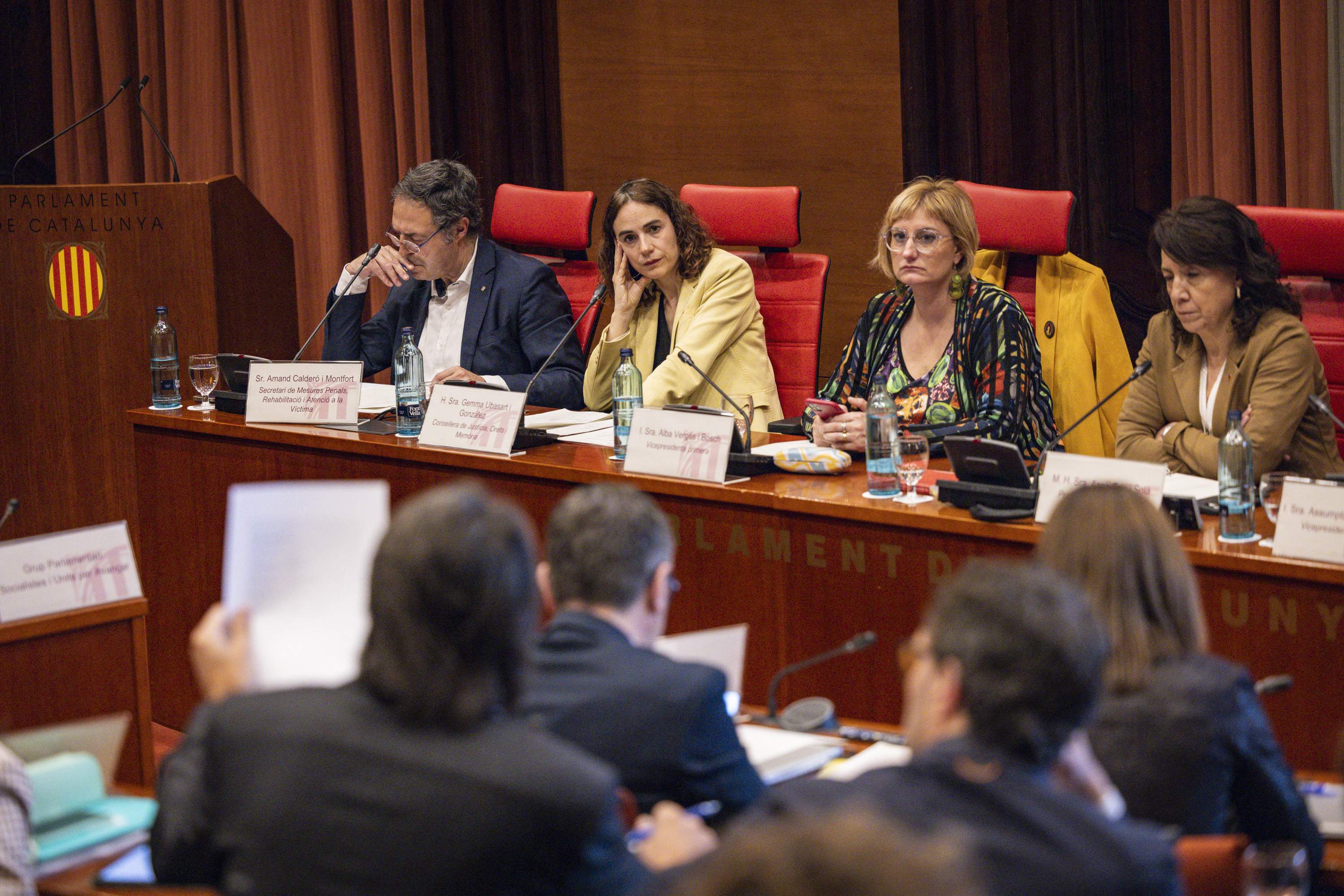 Compareixença gemma ubasart consellera justicia parlament dalmases junts / Foto: Carlos Baglietto