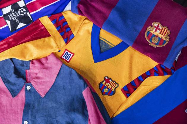 Reportaje camisetas de la historia del FC Barcelona Barça / Foto: Carlos Baglietto