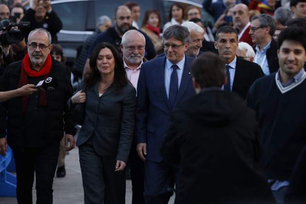 Arrbada Carles Puigdemont Lluis Puig conferencia Elna / Carlos Baglietto Arrbada Carles Puigdemont Lluis Puig conferencia Elna / Carlos Baglietto