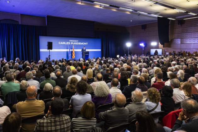 Puigdemont a Elna / Foto: Carlos Baglietto