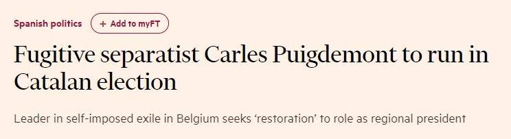 financial times puigdemont financial times puigdemont