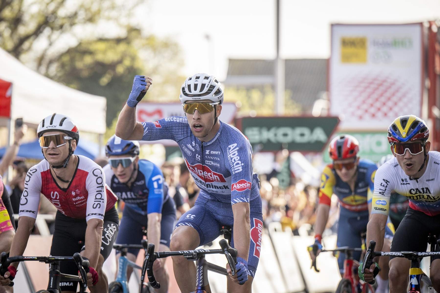 Axel Laurence s'imposa a l'esprint en la 5a etapa de la Volta a Catalunya en l'avantsala de l'etapa reina