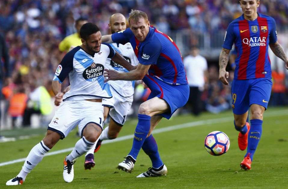 Jeremy Mathieu Barça Deportivo Efe