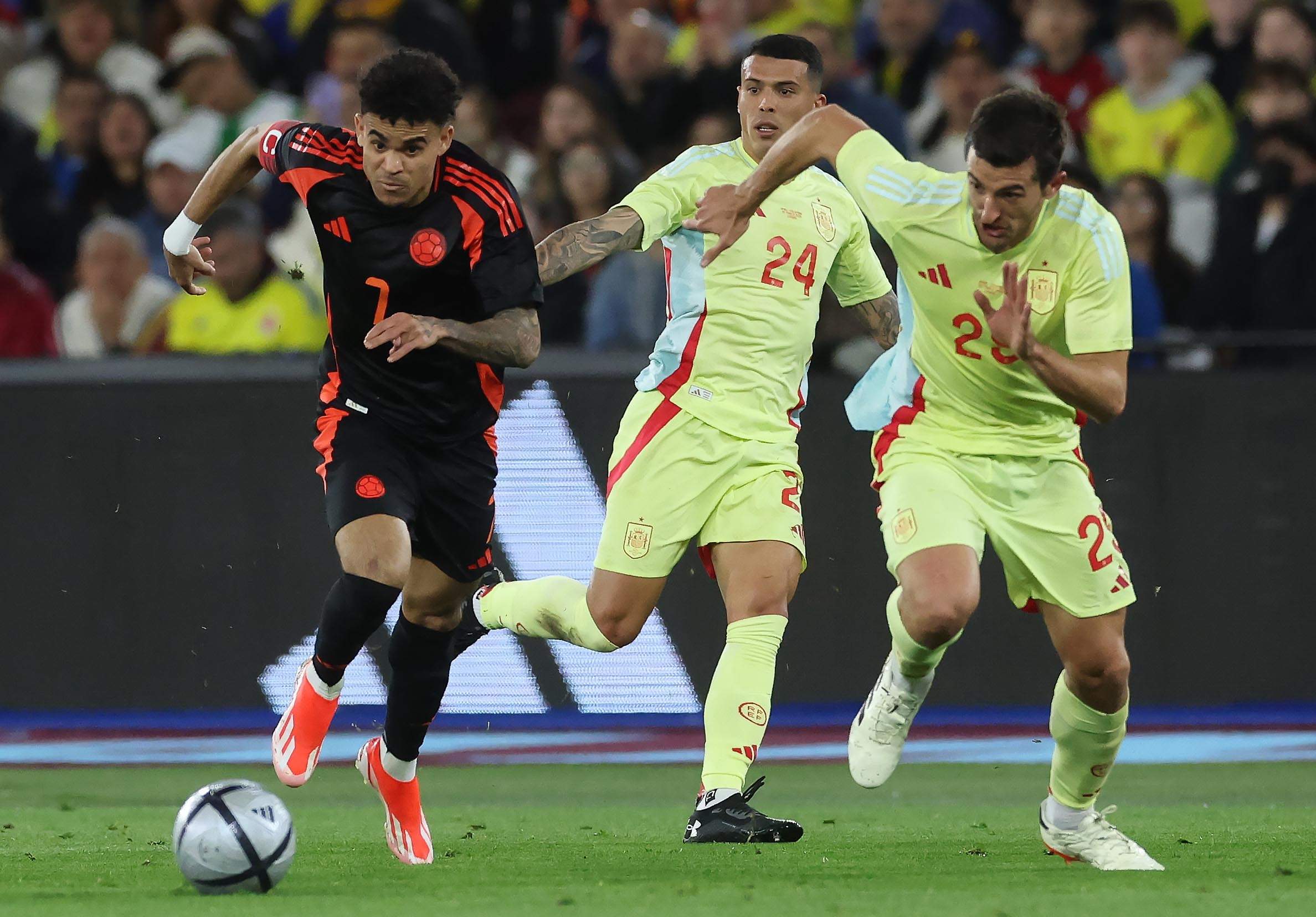 Una España muy tierna cae contra Colombia (0-1) y genera dudas de cara a la Eurocopa