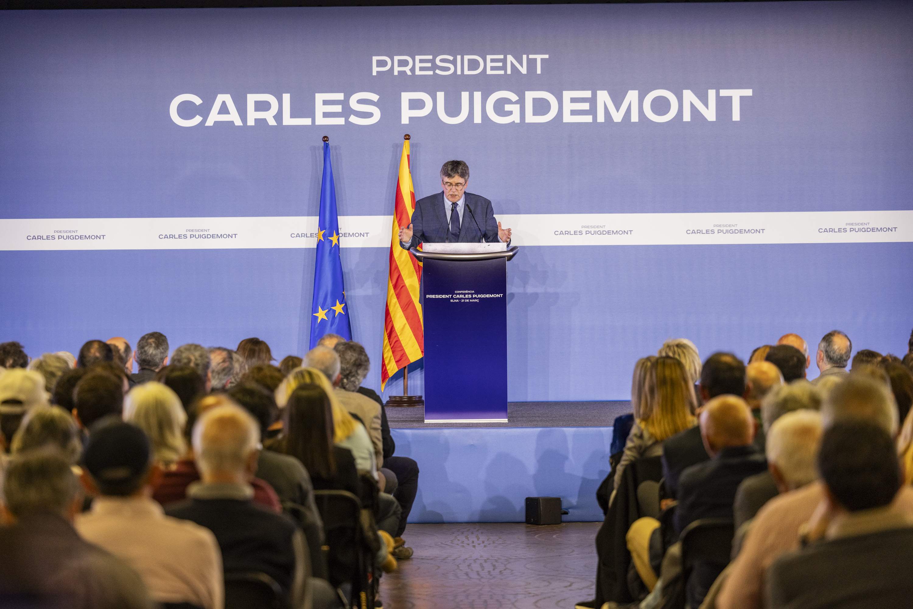 Carles Puigdemont presentará en Elna la candidatura de Junts para el 12-M el sábado 6 de abril