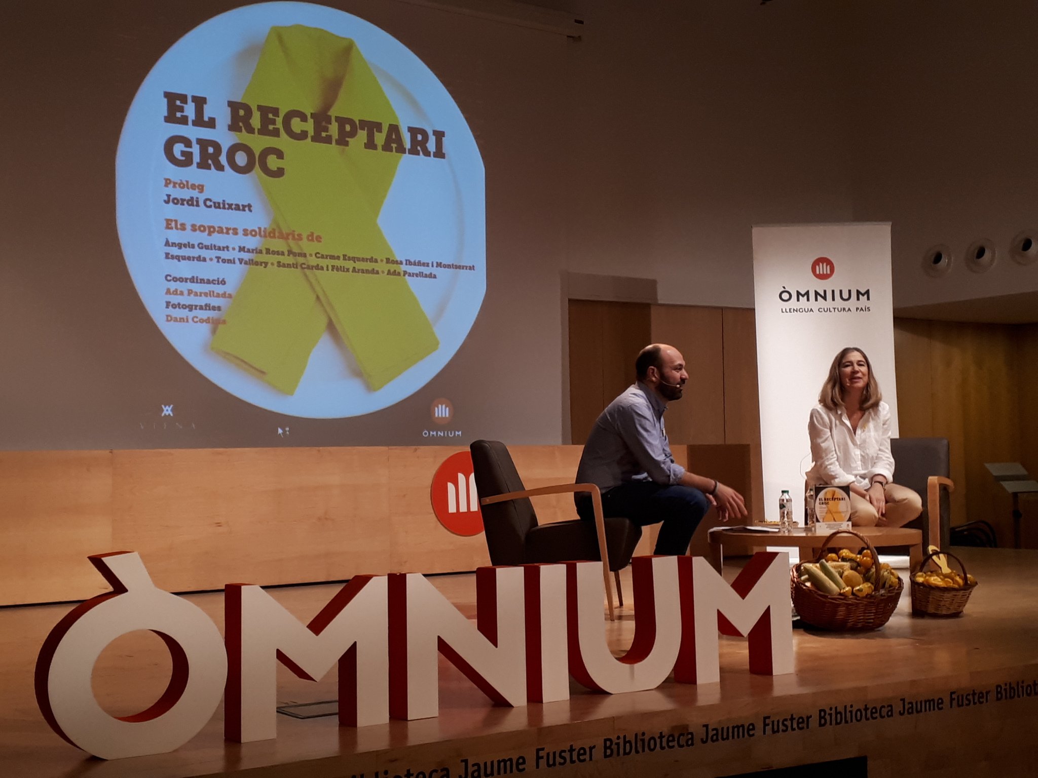 'El receptari groc': Ada Parellada i el món de la cuina, amb els presos polítics