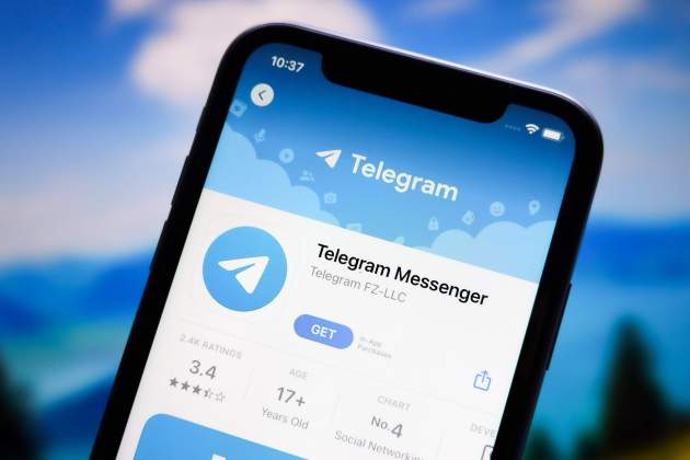 Aplicació de missatgeria Telegram. Europa Press Aplicació de missatgeria Telegram. Europa Press