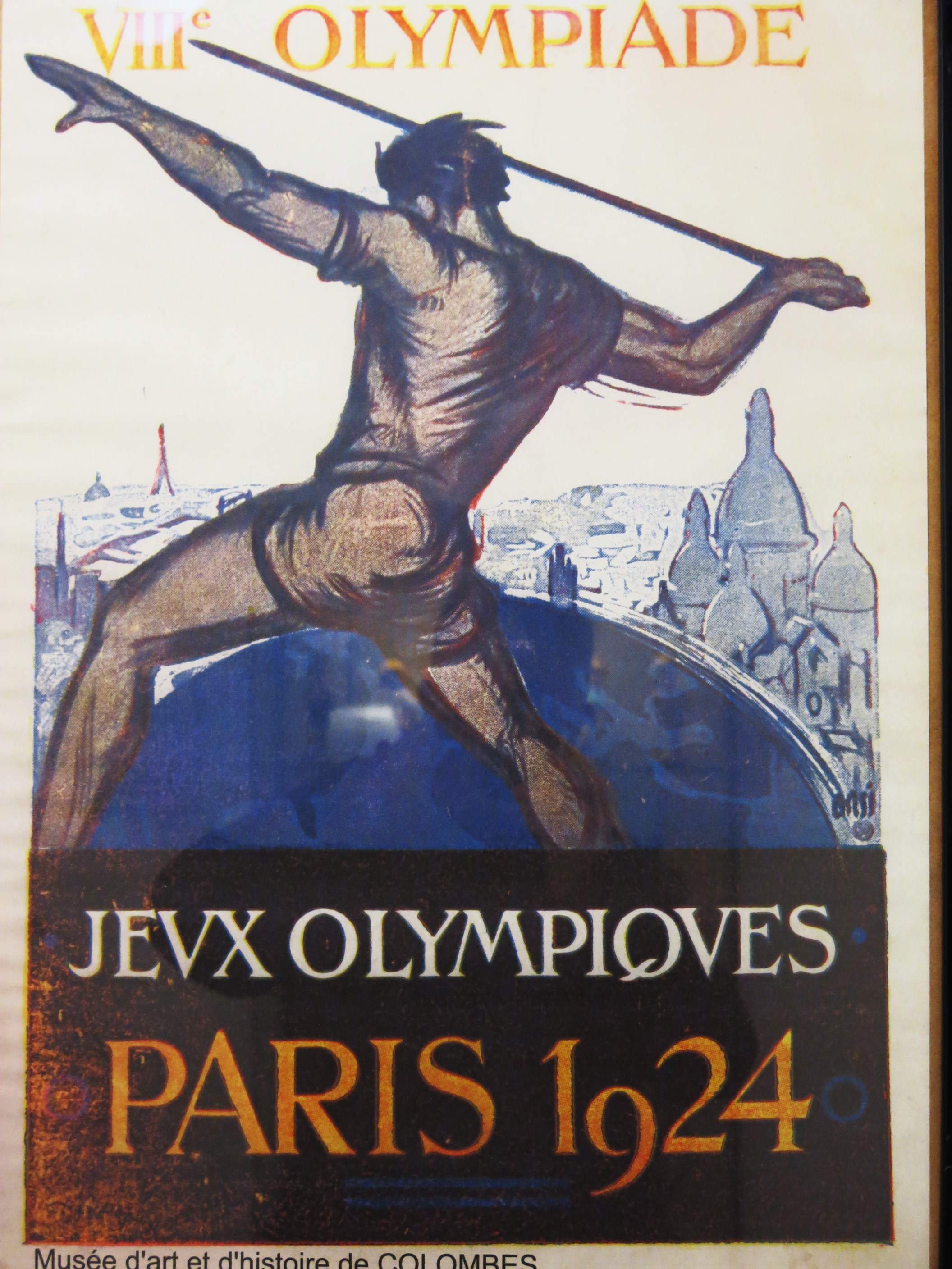 Cartell JOCS OLÍMPICS París 1924 Foto Wikimedia Commons