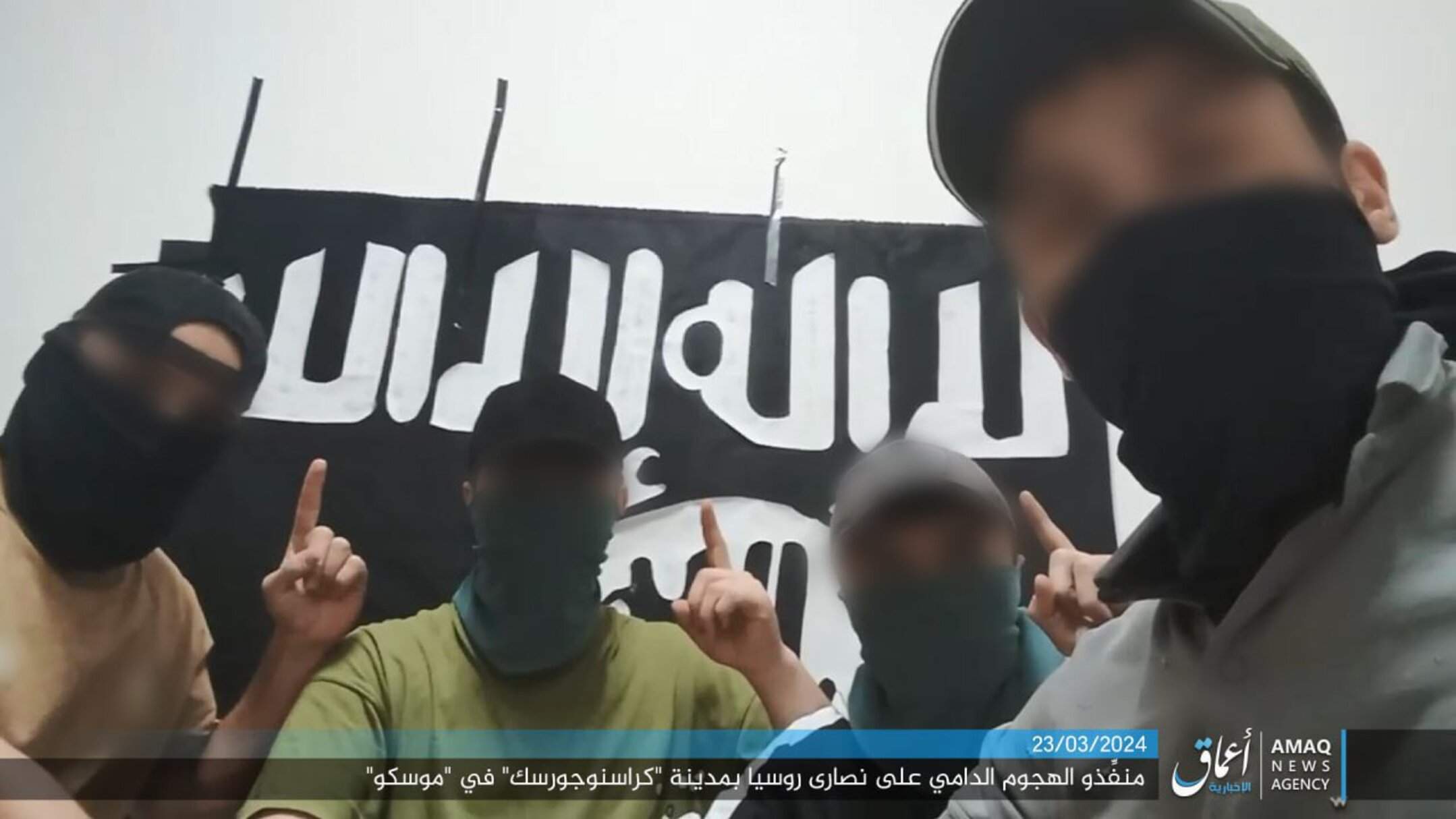 L'Estat Islàmic publica una fotografia dels presumptes quatre autors de l'atac a Moscou