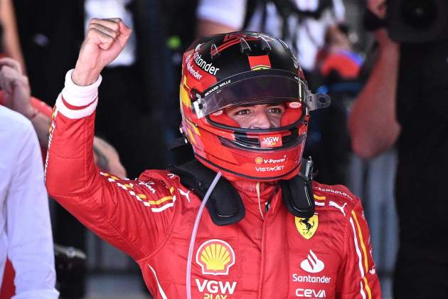 Carlos Sainz ganador Ferrari / Foto: EFE