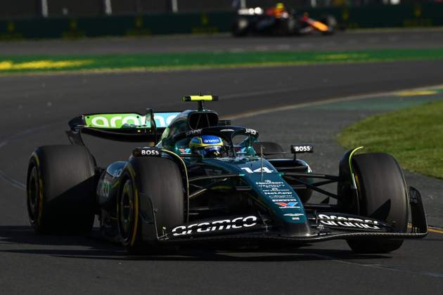 Fernando Alonso Aston Martin Australia / Foto: EFE