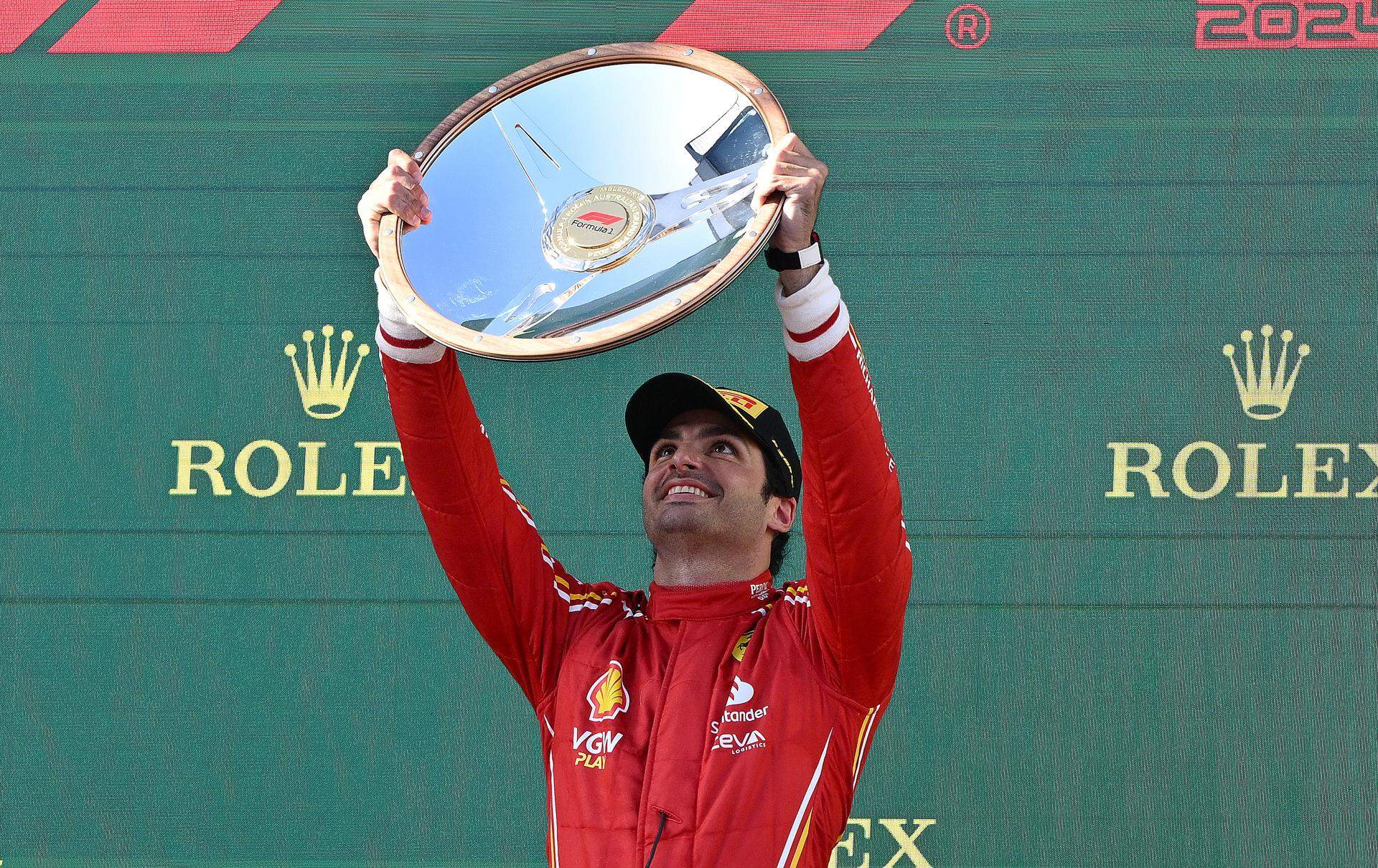 Carlos Sainz Ganador Australia Ferrari / Foto: EFE
