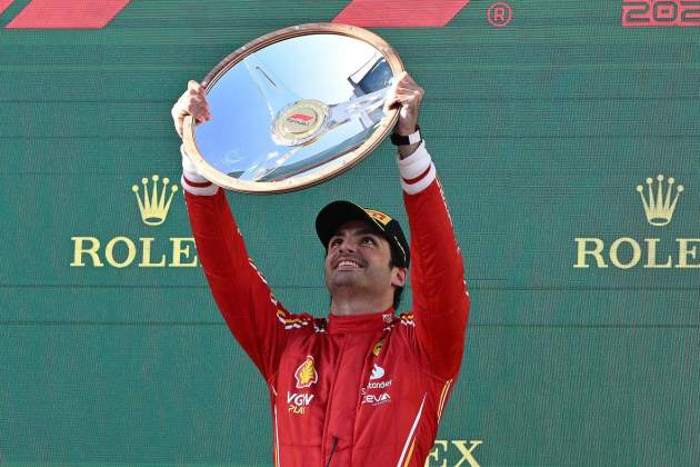 Carlos Sainz Ganador Australia Ferrari / Foto: EFE