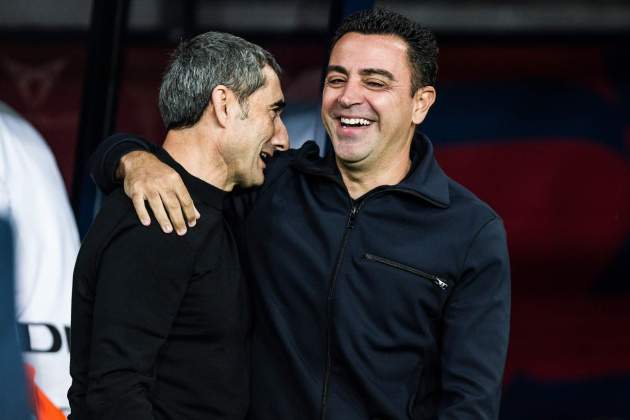 Ernesto Valverde Xavi Athletic Club Barça / Foto: Europa Press