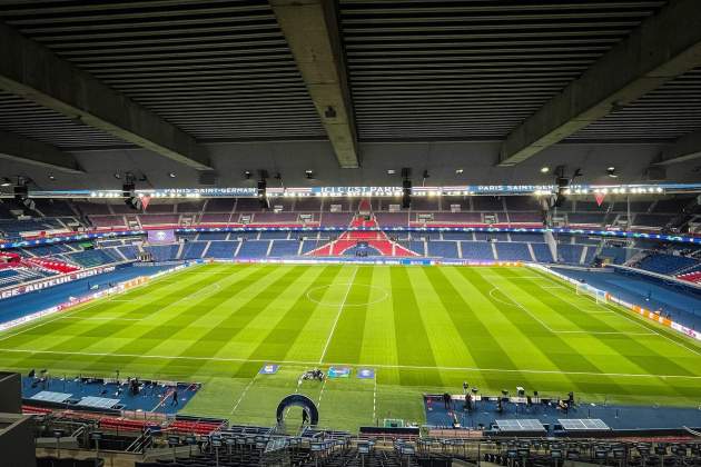 El Parque de los Príncipes horas antes de albergar un partido de Champions League / Foto: Europa Press