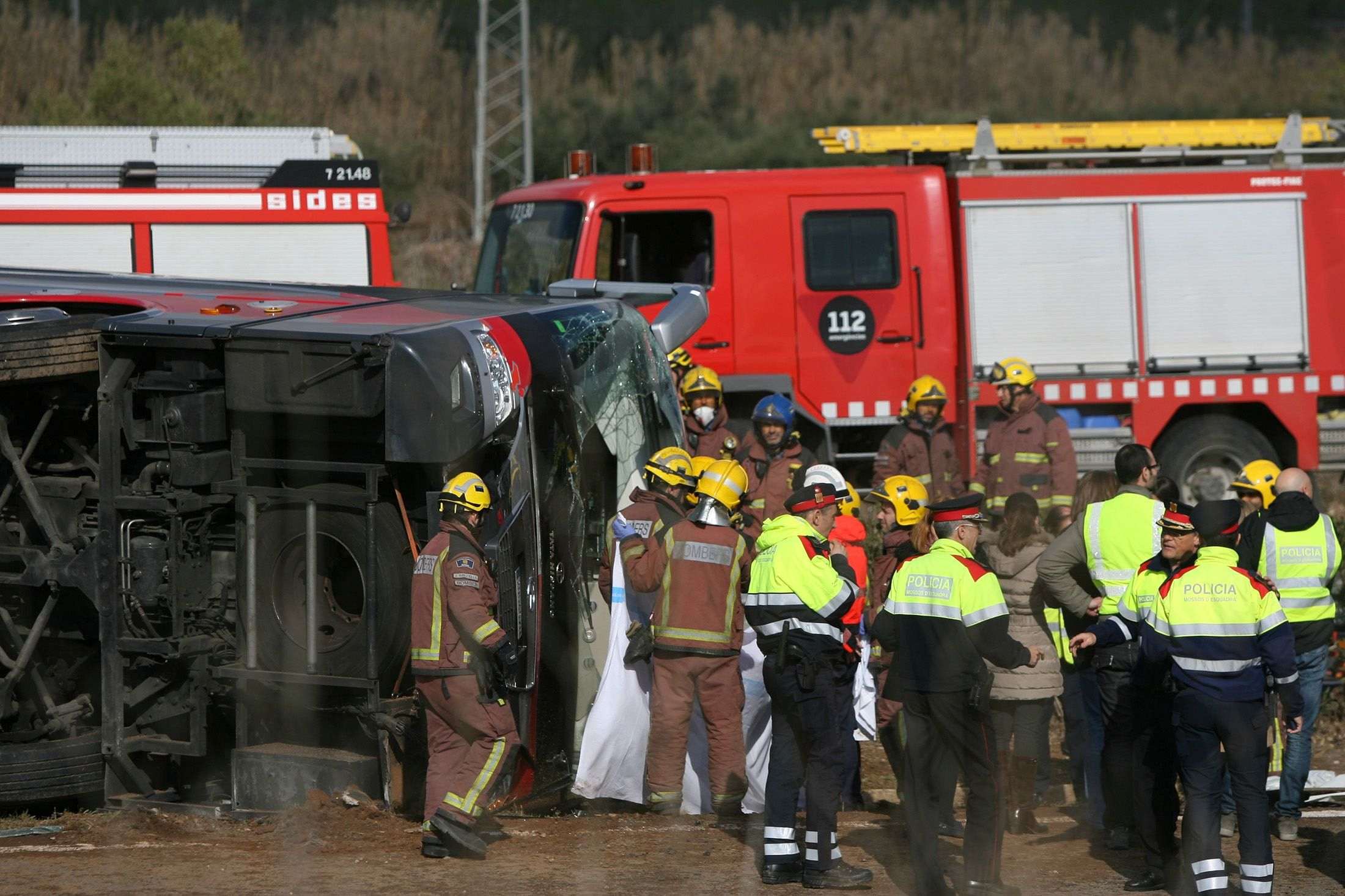 Europa, pendent de l'accident a l'AP-7