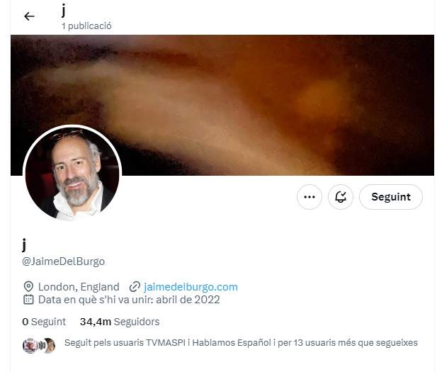 Nueva cuenta de twitter Del Burgo Nueva cuenta de twitter Del Burgo