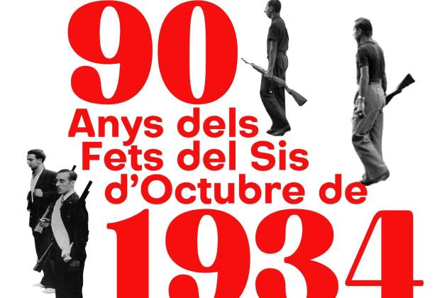 Fundación Reixida. Logo de los 90 años de los hechos del 6 octubre de 1934 Fundación Reixida. Logo de los 90 años de los hechos del 6 octubre de 1934