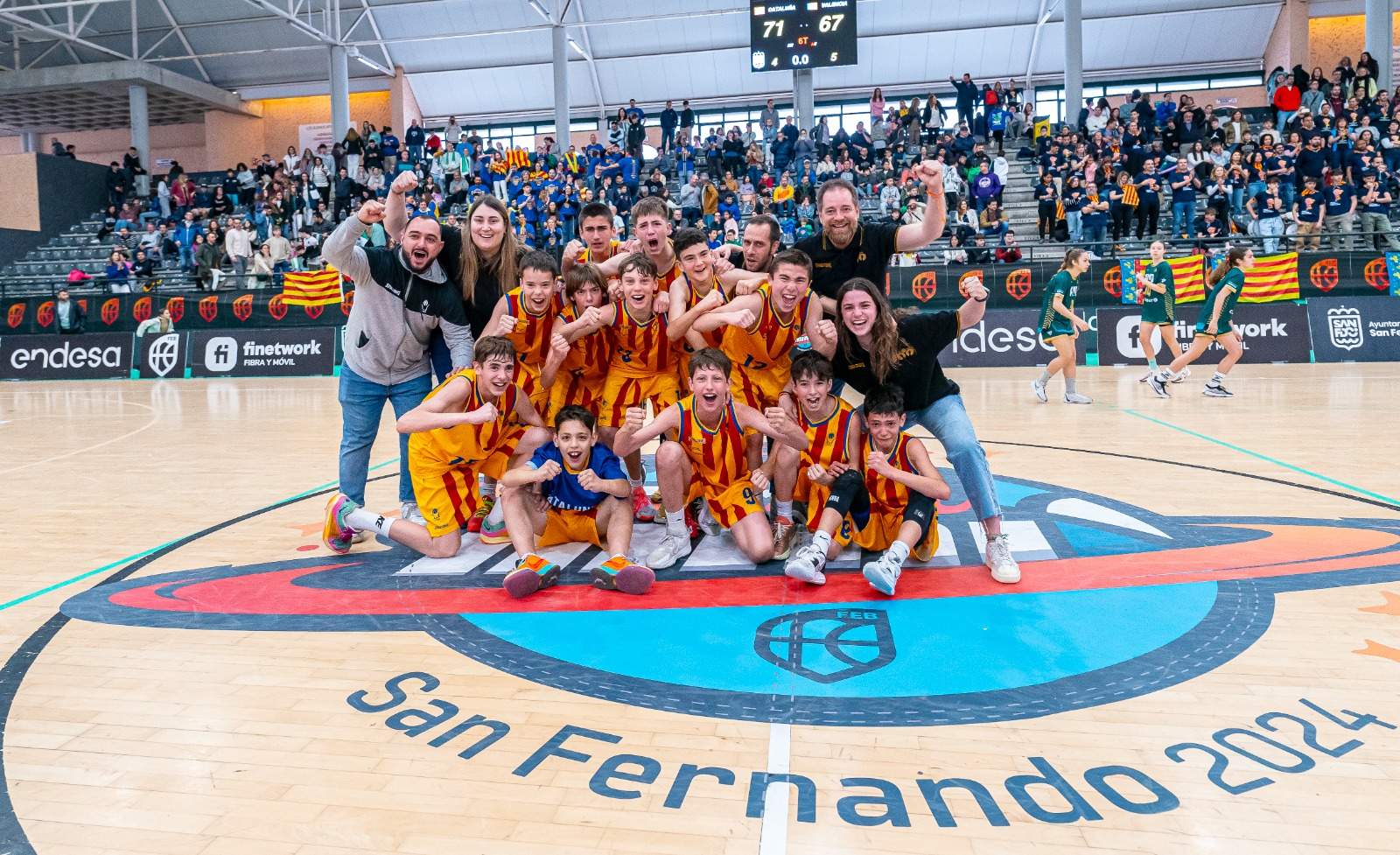 El hijo de Jasikevicius corona a Catalunya en el Campeonato de España de baloncesto en categoría Min