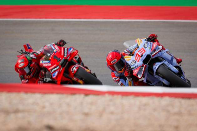 Pecco Bagnaia Marc Márquez Gran Premio de Portugal / Foto: EFE