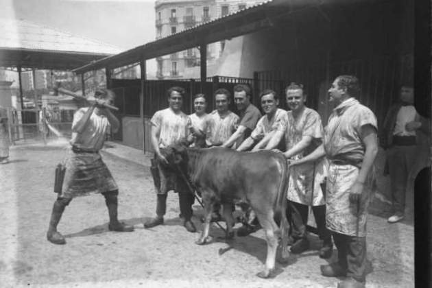 foto grup escorxadors anys 30 Gabriel Casas i Galobardes arxiu nacional catalunya