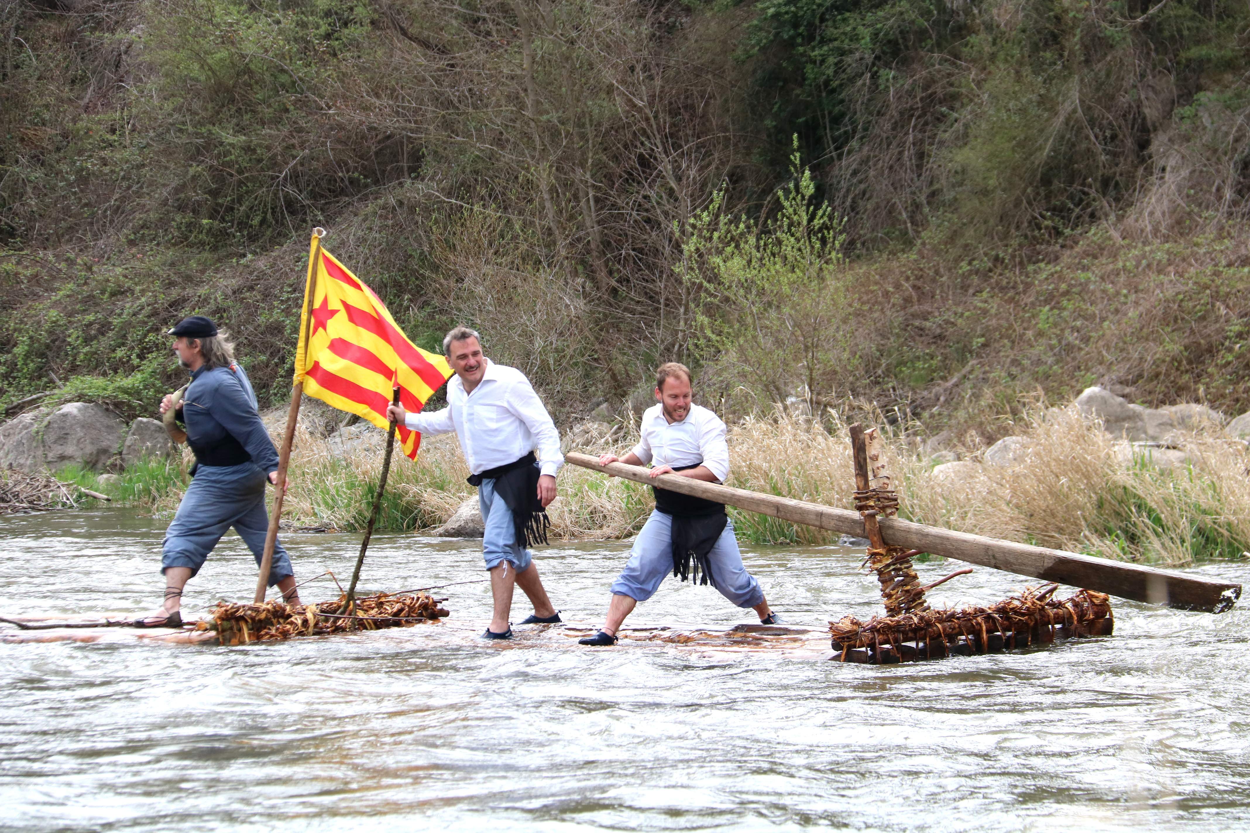 Els raiers de Coll de Nargó, obligats a avançar la primera baixada de la temporada per la sequera