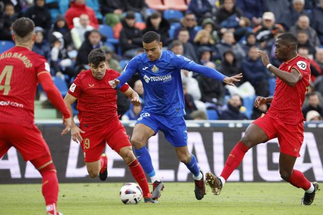 Marcos Acuña Mason Greenwood Getafe Sevilla Marcos Acuña Mason Greenwood Getafe Sevilla