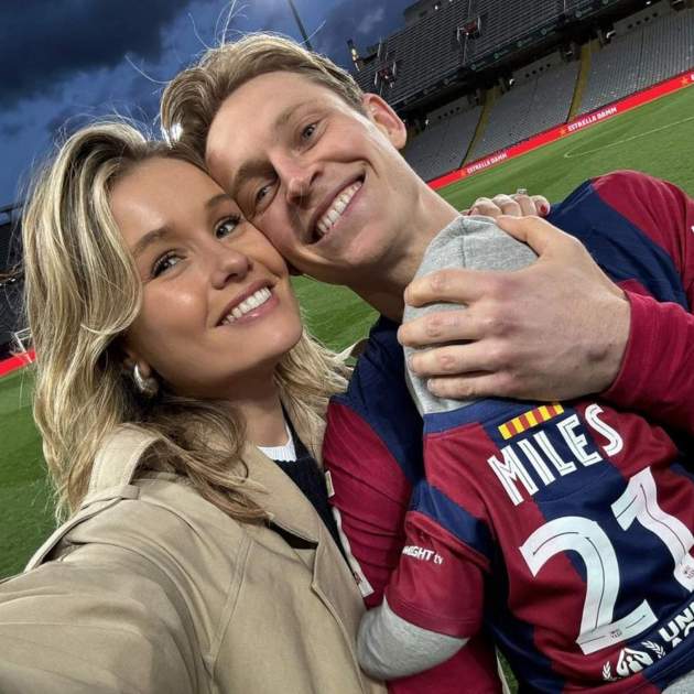 Frenkie de Jong y Mikky Kiemeney Instagram Frenkie de Jong y Mikky Kiemeney Instagram