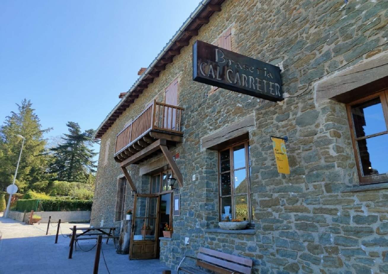 El restaurant de carretera camí de Rupit amb excel·lents plats tradicionals de l'àvia