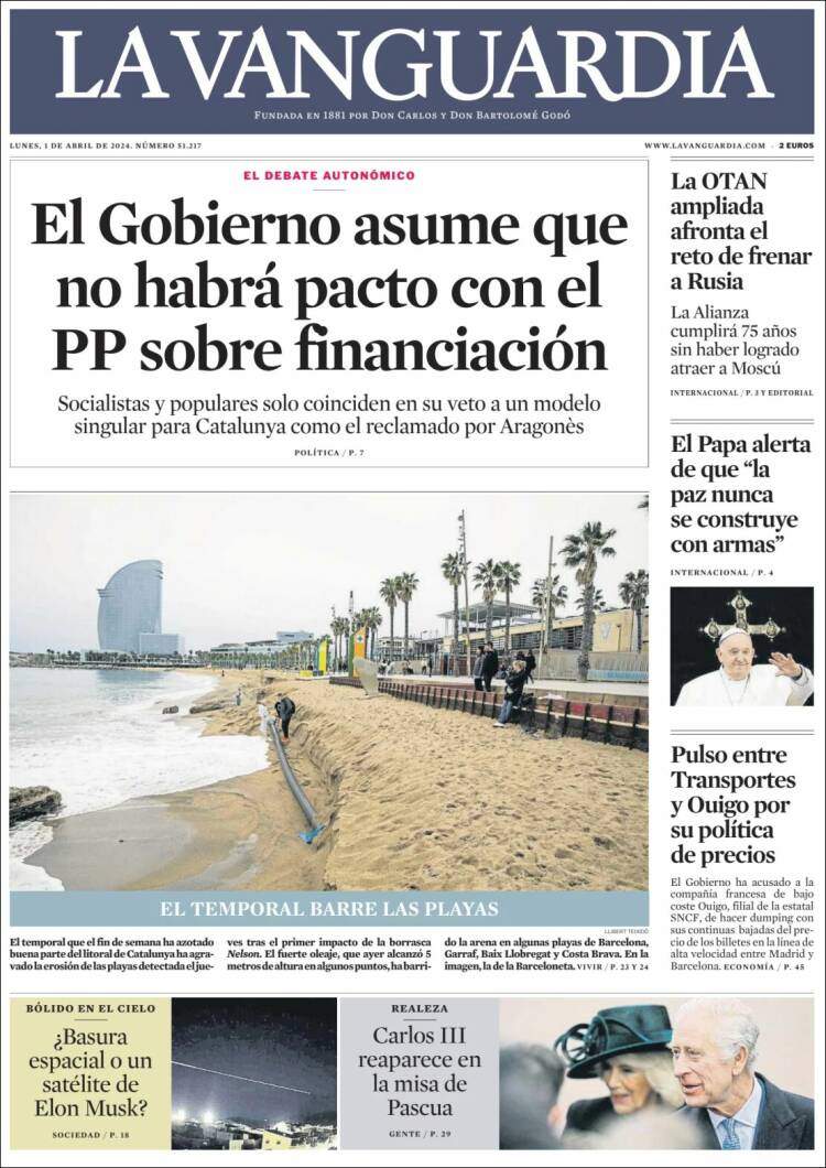 'La Vanguardia' 1 CAST 'La Vanguardia' 1 CAST