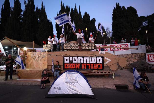 Protestas en Jerusalén / Foto: EFE Protestas en Jerusalén / Foto: EFE