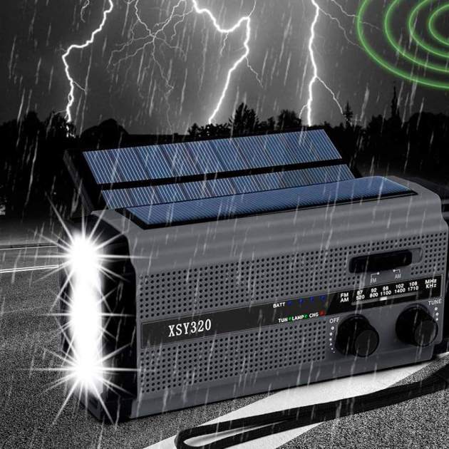 Radio de emergencia solar portátil YIKANWEN1 Radio de emergencia solar portátil YIKANWEN1