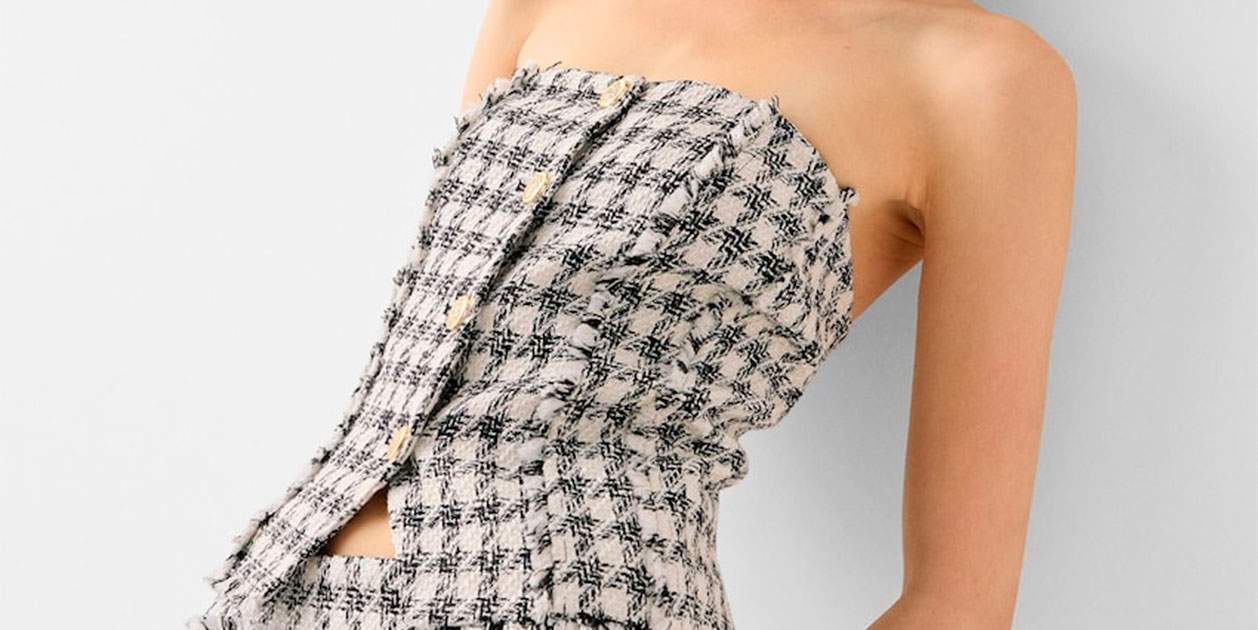 Bershka arrasa con un nuevo 2 piezas de chaleco y falda que triunfa en todas las tallas