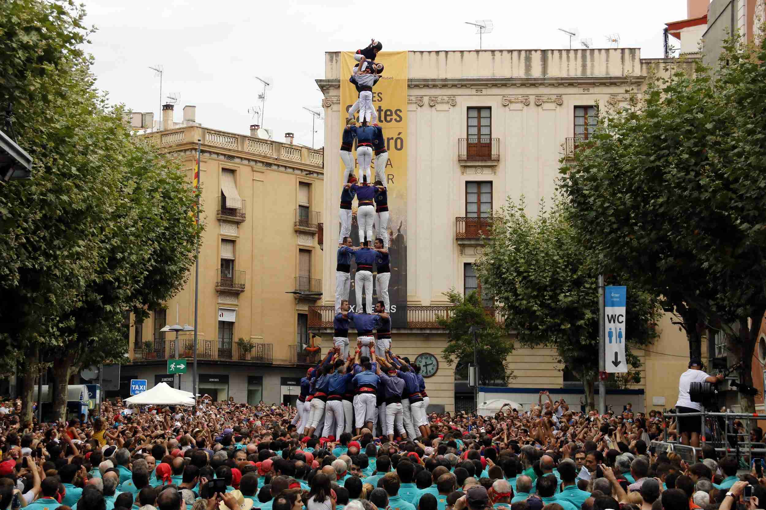 Los Capgrossos de Mataró completan la mejor actuación de su historia en Les Santes