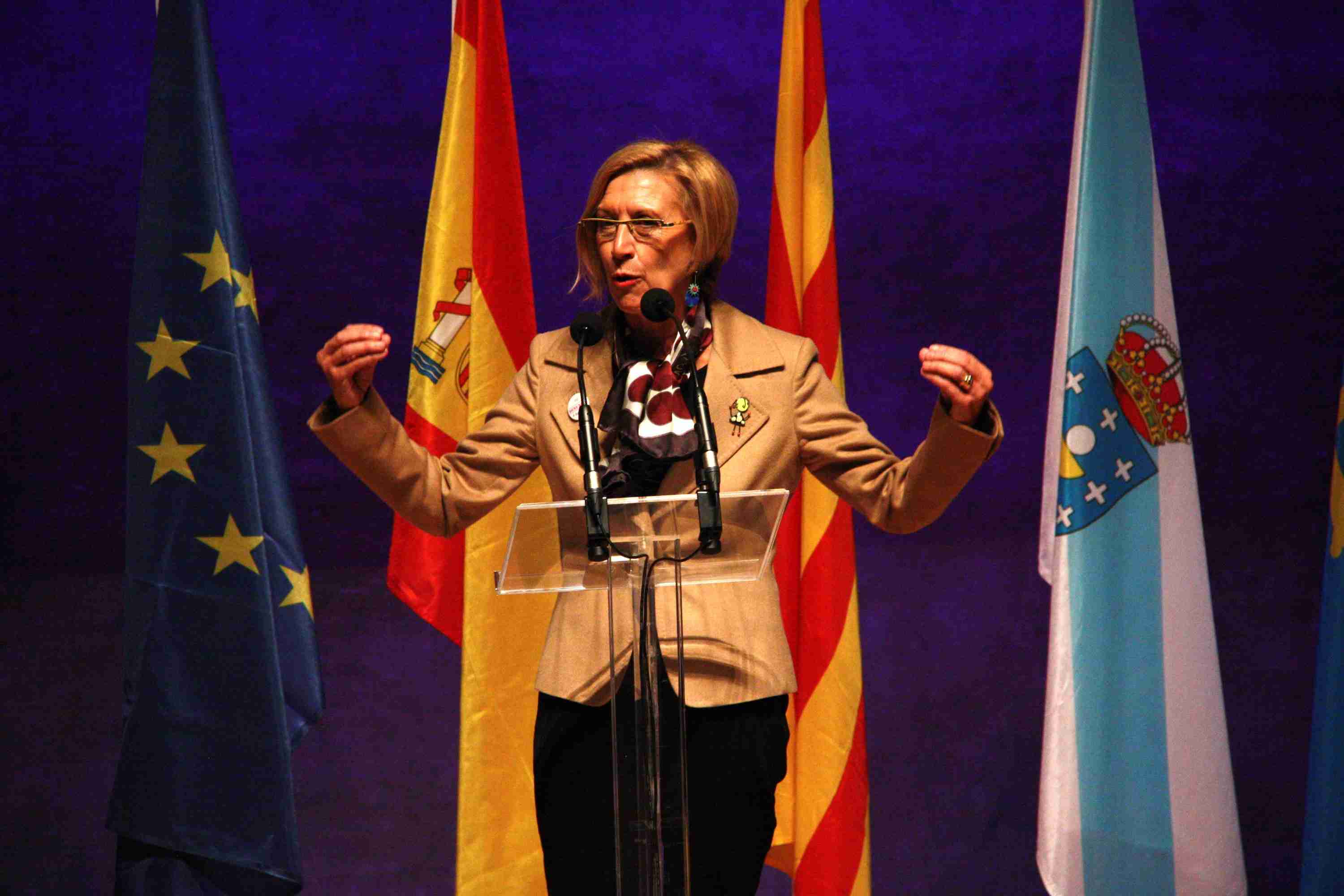 Rosa Díez utilitza Cruyff per explicar l'adoctrinament independentista