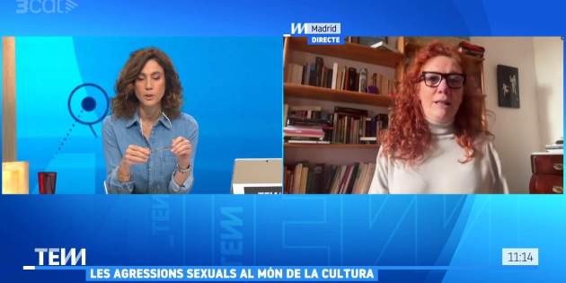 Melero i Cristina Fallarás, TV3 Melero i Cristina Fallarás, TV3