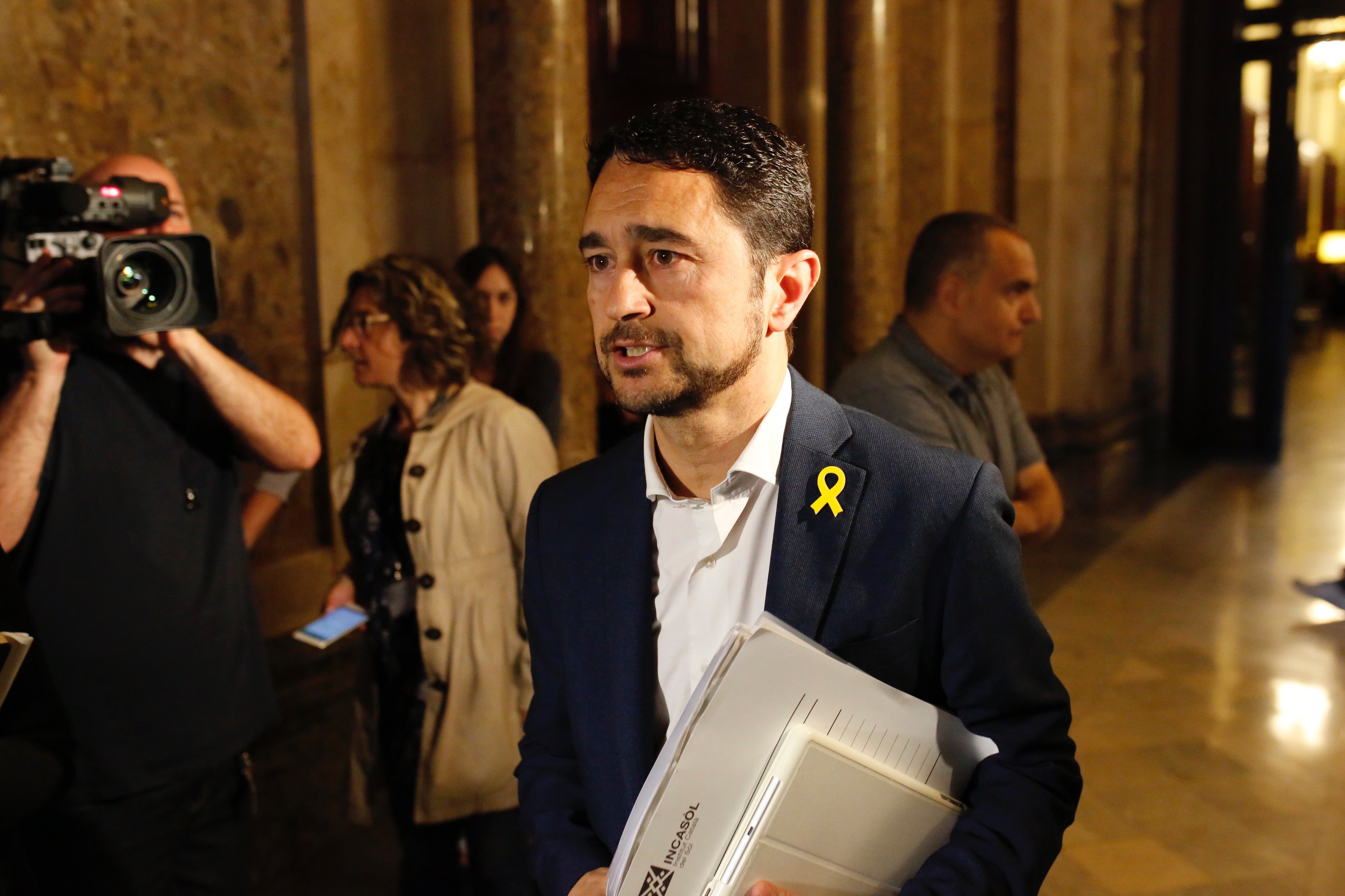 Damià Calvet visita a Josep Rull: "Hemos llorado y nos hemos reído"