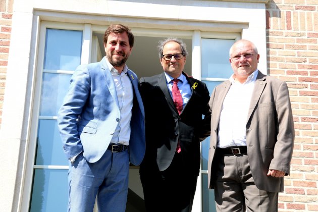 Quim Torra consellers Exili Waterloo - ACN Quim Torra consellers Exili Waterloo - ACN