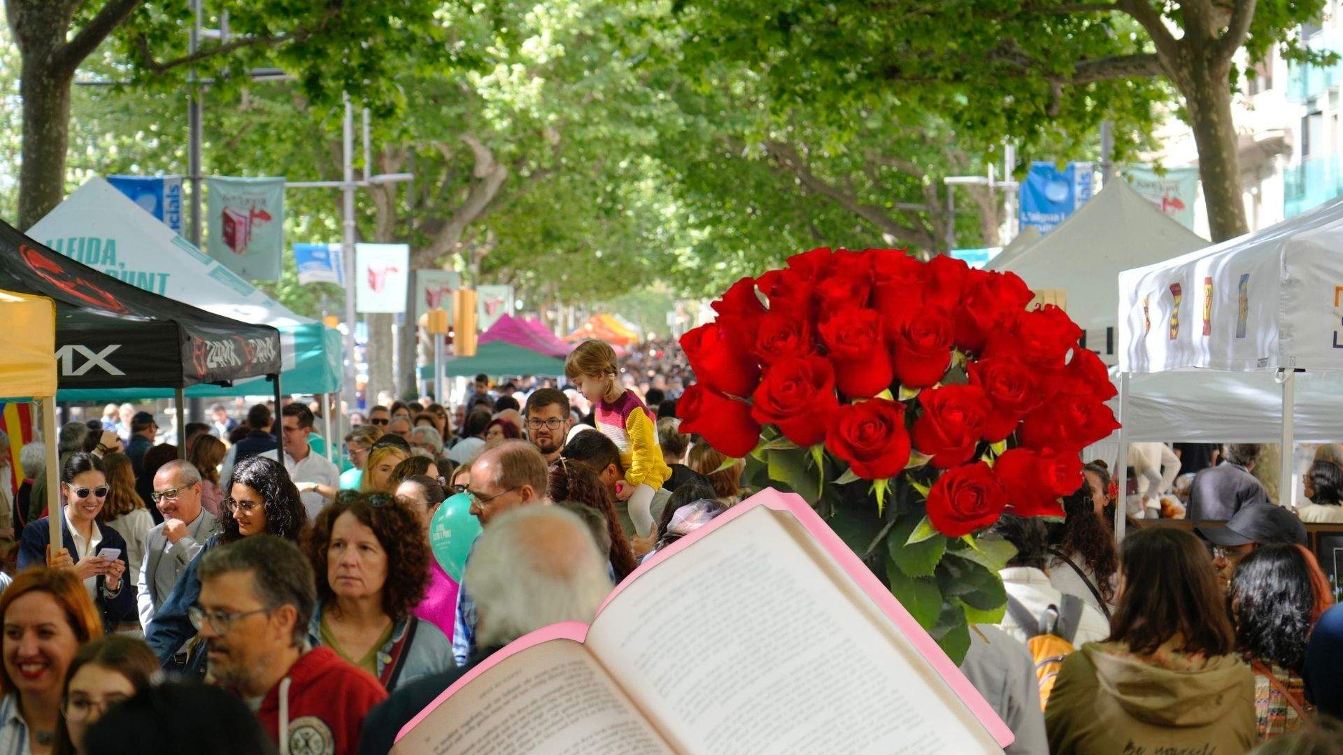 Sant Jordi 2024 a Lleida: activitats, parades i signatura de llibres